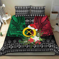 Vanuatu Pig's Tusk Meri Krismas! Bedding Set Vanuatuan Ancient Art Spirit LT9 - Polynesian Pride