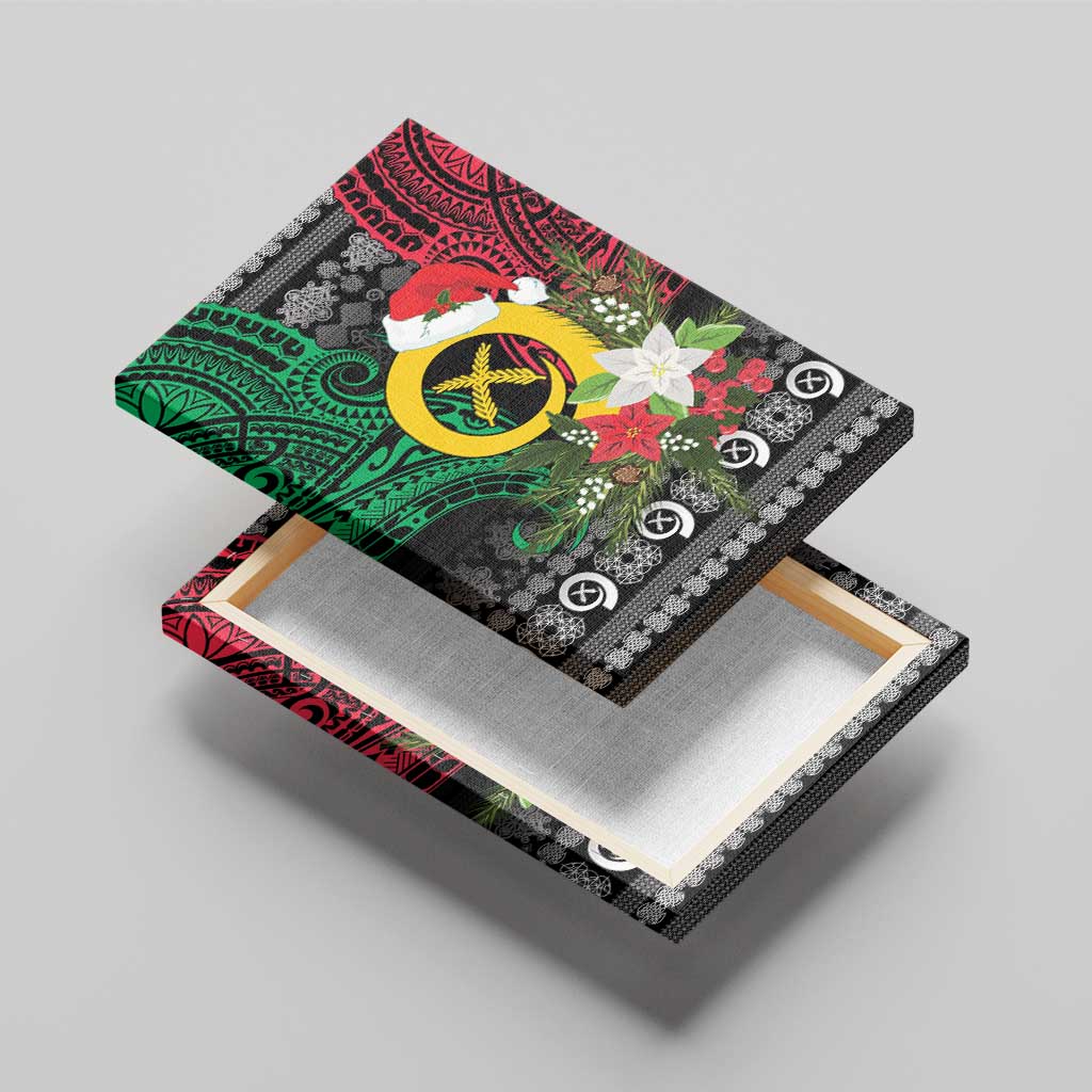 Vanuatu Pig's Tusk Meri Krismas! Canvas Wall Art Vanuatuan Ancient Art Spirit - Polynesian Pride