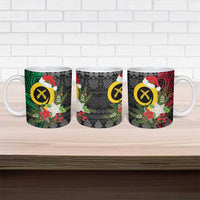 Vanuatu Pig's Tusk Meri Krismas! Ceramic Mug Vanuatuan Ancient Art Spirit LT9 - Polynesian Pride