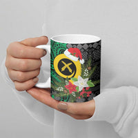 Vanuatu Pig's Tusk Meri Krismas! Ceramic Mug Vanuatuan Ancient Art Spirit LT9 - Polynesian Pride