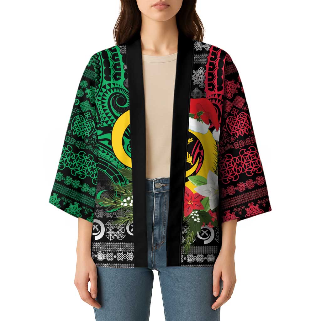 Vanuatu Pig's Tusk Meri Krismas! Kimono Vanuatuan Ancient Art Spirit LT9 - Polynesian Pride