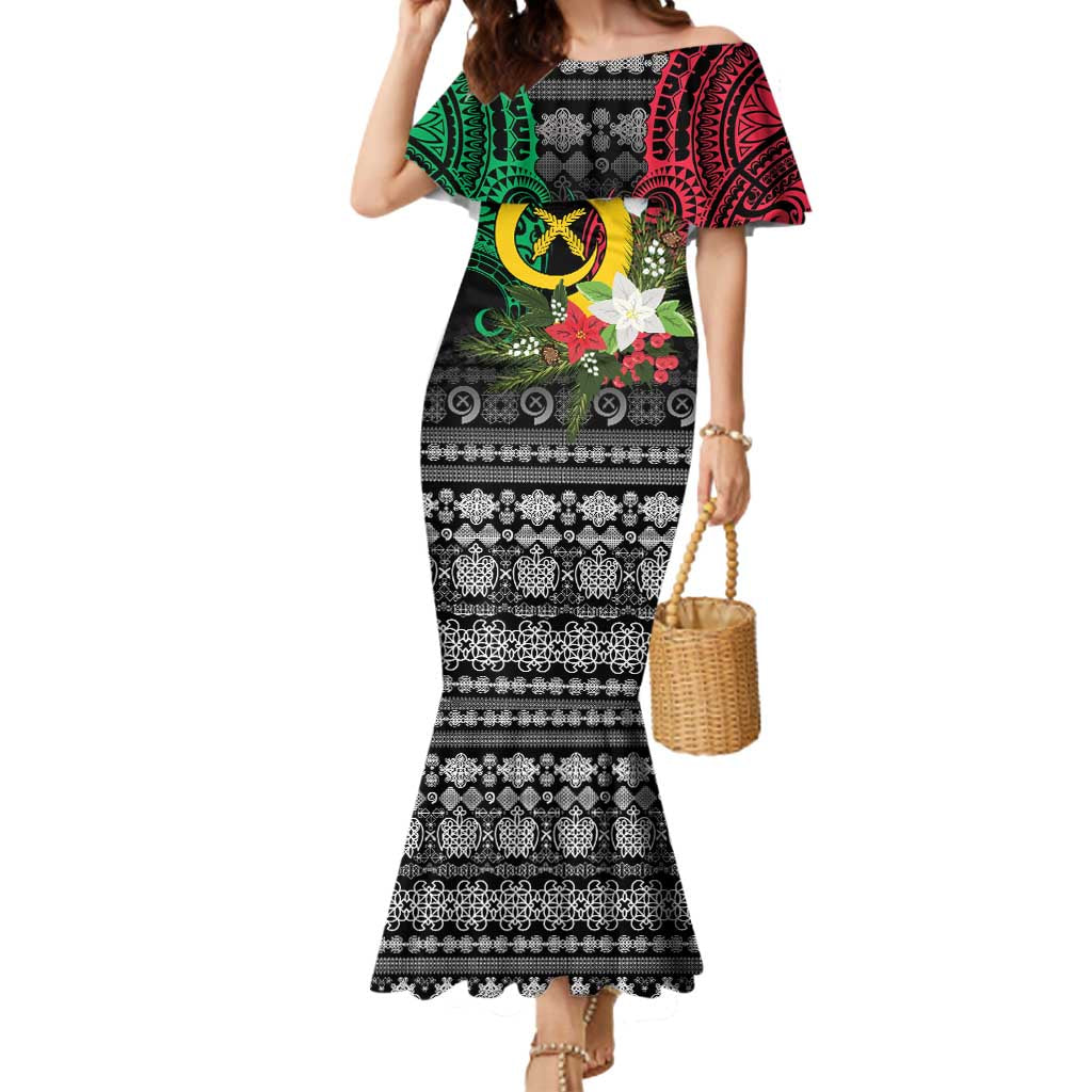 Vanuatu Pig's Tusk Meri Krismas! Mermaid Dress Vanuatuan Ancient Art Spirit - Polynesian Pride