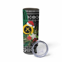 Vanuatu Pig's Tusk Meri Krismas! Skinny Tumbler Vanuatuan Ancient Art Spirit LT9 - Polynesian Pride