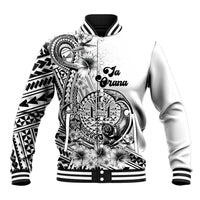 Ia Orana Tahiti Personalised Baseball Jacket French Polynesia Hook Tattoo Special White Color LT9