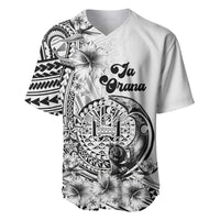 Ia Orana Tahiti Personalised Baseball Jersey French Polynesia Hook Tattoo Special White Color LT9