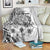Ia Orana Tahiti Personalised Blanket French Polynesia Hook Tattoo Special White Color LT9