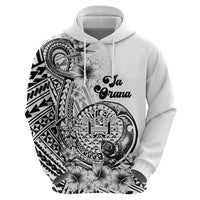 Ia Orana Tahiti Personalised Hoodie French Polynesia Hook Tattoo Special White Color LT9