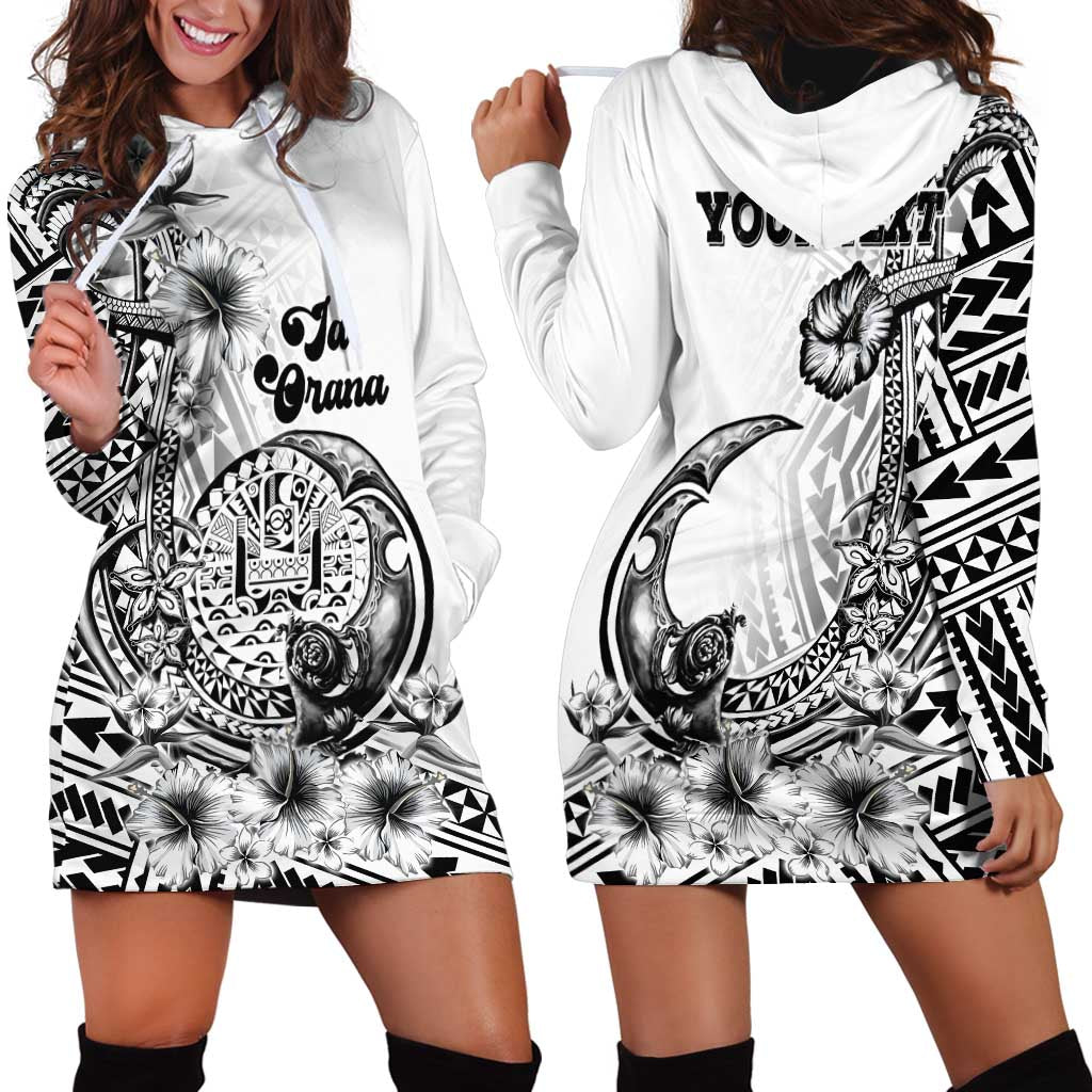Ia Orana Tahiti Personalised Hoodie Dress French Polynesia Hook Tattoo Special White Color LT9