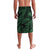 New Zealand Women's Day Lavalava Maori Girl Feathers of Hope - Green LT9 - Polynesian Pride