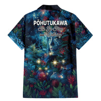 New Zealand Matariki Pohutukawa Family Matching Mermaid Dress and Hawaiian Shirt Te Mauri te Ora LT9 - Polynesian Pride