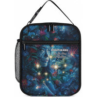 New Zealand Matariki Pohutukawa Lunch Bag Te Mauri te Ora LT9 10.2 × 8.3 × 4.3 inch Art - Polynesian Pride