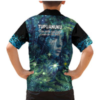 New Zealand Matariki Tupuanuku Family Matching Mermaid Dress and Hawaiian Shirt Te W o te Hauhake LT9 - Polynesian Pride