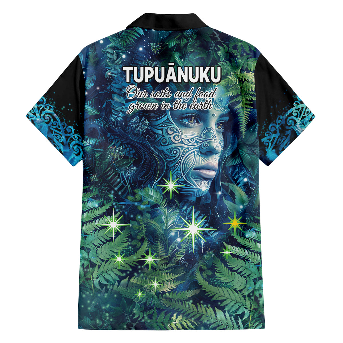 New Zealand Matariki Tupuanuku Family Matching Off Shoulder Maxi Dress and Hawaiian Shirt Te W o te Hauhake LT9 - Polynesian Pride