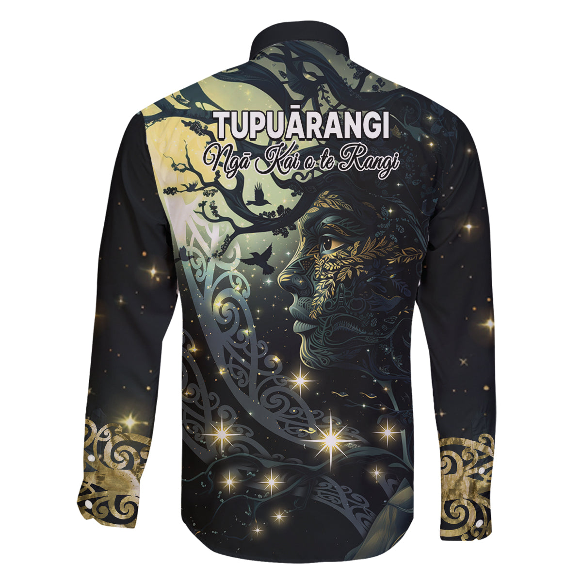 New Zealand Matariki Tupuarangi Family Matching Long Sleeve Bodycon Dress and Hawaiian Shirt Ng Kai o te Rangi LT9 - Polynesian Pride