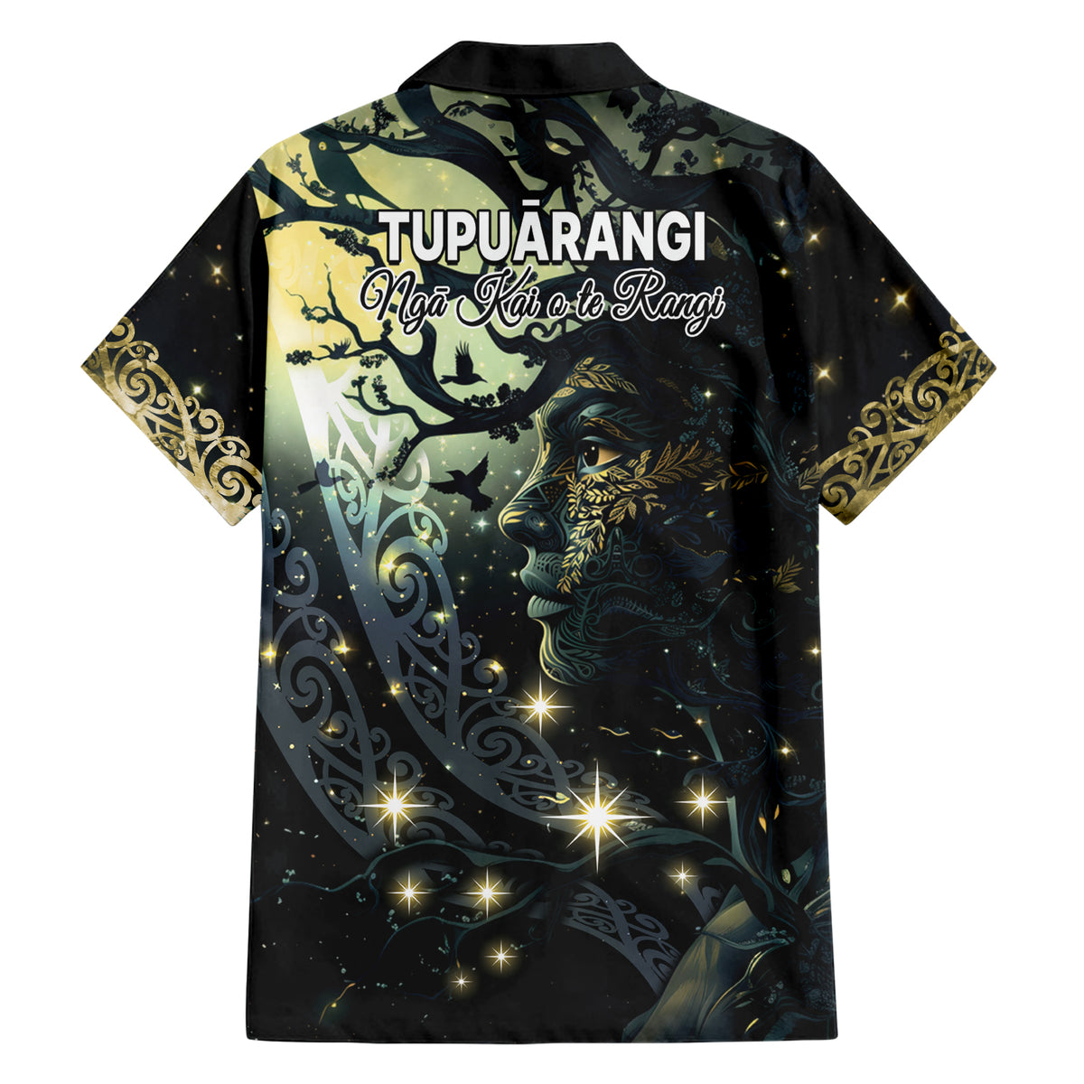 New Zealand Matariki Tupuarangi Family Matching Short Sleeve Bodycon Dress and Hawaiian Shirt Ng Kai o te Rangi LT9 - Polynesian Pride