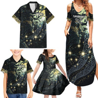 New Zealand Matariki Tupuarangi Family Matching Summer Maxi Dress and Hawaiian Shirt Ng Kai o te Rangi LT9 - Polynesian Pride