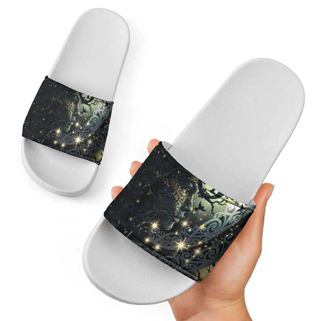 New Zealand Matariki Tupuarangi Slide Sandals Ng Kai o te Rangi - Polynesian Pride