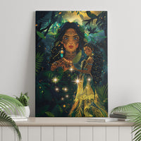 New Zealand Matariki Canvas Wall Art Rongoā Māori Wellbeing and Good Luck
