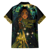 New Zealand Matariki Family Matching Long Sleeve Bodycon Dress and Hawaiian Shirt Rongo Mori Wellbeing and Good Luck LT9 - Polynesian Pride