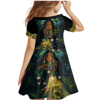 New Zealand Matariki Family Matching Mermaid Dress and Hawaiian Shirt Rongo Mori Wellbeing and Good Luck LT9 - Polynesian Pride