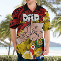 Personalised Dads Day Tonga Hawaiian Shirt Dad Ofa lahi atu - Polynesian Flowers Tribal LT9 - Polynesian Pride