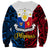 125th Independence Anniversary Philippines Sweatshirt Polynesian Pilipinas Flag Style - Black LT9 - Polynesian Pride