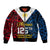 Personalised 125th Independence Anniversary Philippines Bomber Jacket Polynesian Pilipinas Flag Style - Black LT9 Unisex Black - Polynesian Pride