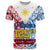 Custom 125th Independence Anniversary Philippines T Shirt Polynesian Pilipinas Flag Style White LT9 White - Polynesian Pride