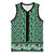 New Zealand Maori Niho Taniwha Basketball Jersey Kakariki Mangopare and Puhoro Pattern - Polynesian Pride