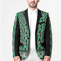 New Zealand Maori Niho Taniwha Blazer Kakariki Mangopare and Puhoro Pattern LT9 - Polynesian Pride