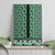 New Zealand Maori Niho Taniwha Canvas Wall Art Kakariki Mangopare and Puhoro Pattern
