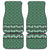 New Zealand Maori Niho Taniwha Car Mats Kakariki Mangopare and Puhoro Pattern