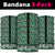 New Zealand Maori Niho Taniwha Neck Gaiter Kakariki Mangopare and Puhoro Pattern - Polynesian Pride