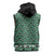 New Zealand Maori Niho Taniwha Sleeveless Zip Hoodie Kakariki Mangopare and Puhoro Pattern - Polynesian Pride