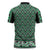 New Zealand Maori Niho Taniwha Zipper Polo Shirt Kakariki Mangopare and Puhoro Pattern - Polynesian Pride