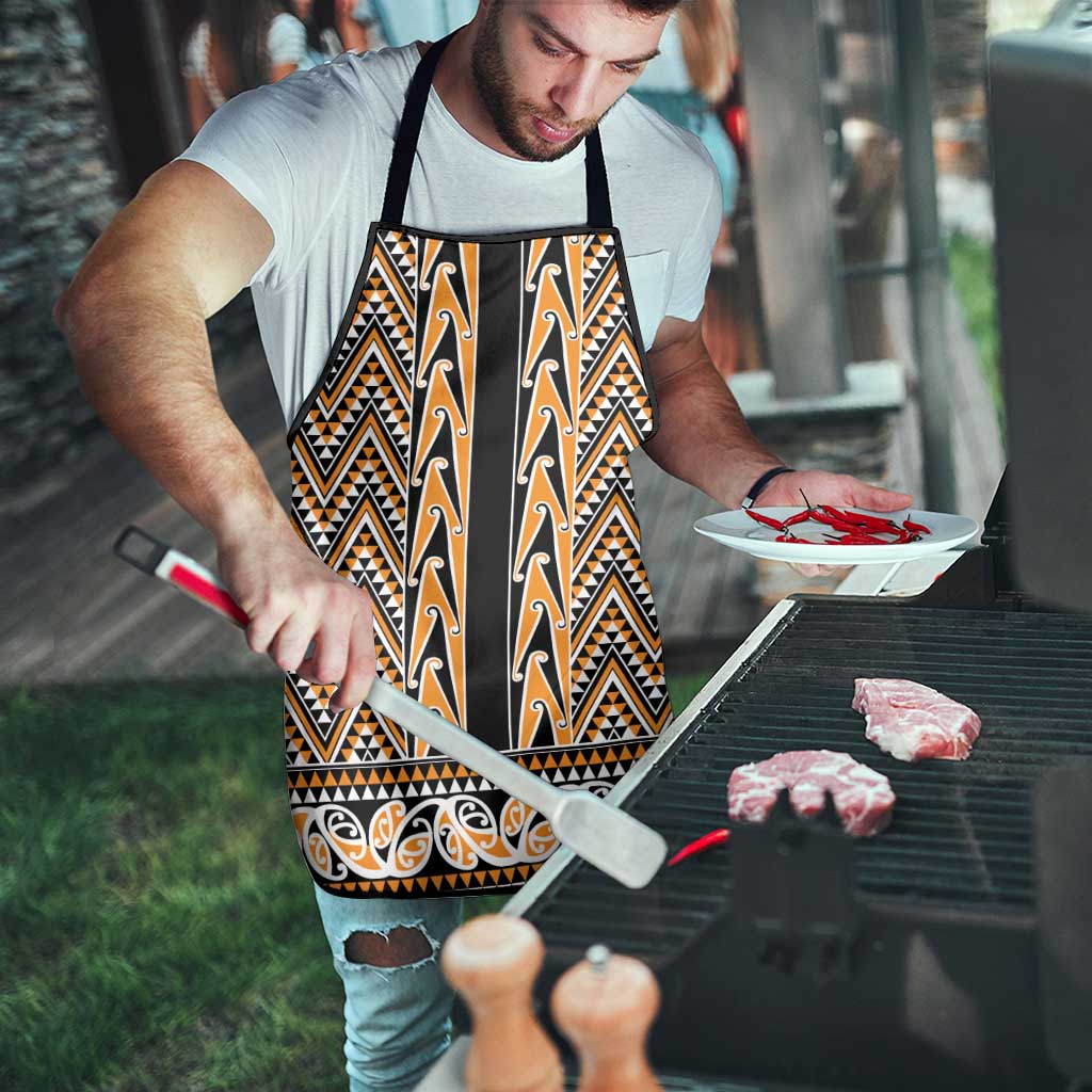 New Zealand Maori Niho Taniwha Apron Karaka Mangopare and Puhoro Pattern - Polynesian Pride