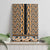 New Zealand Maori Niho Taniwha Canvas Wall Art Karaka Mangopare and Puhoro Pattern
