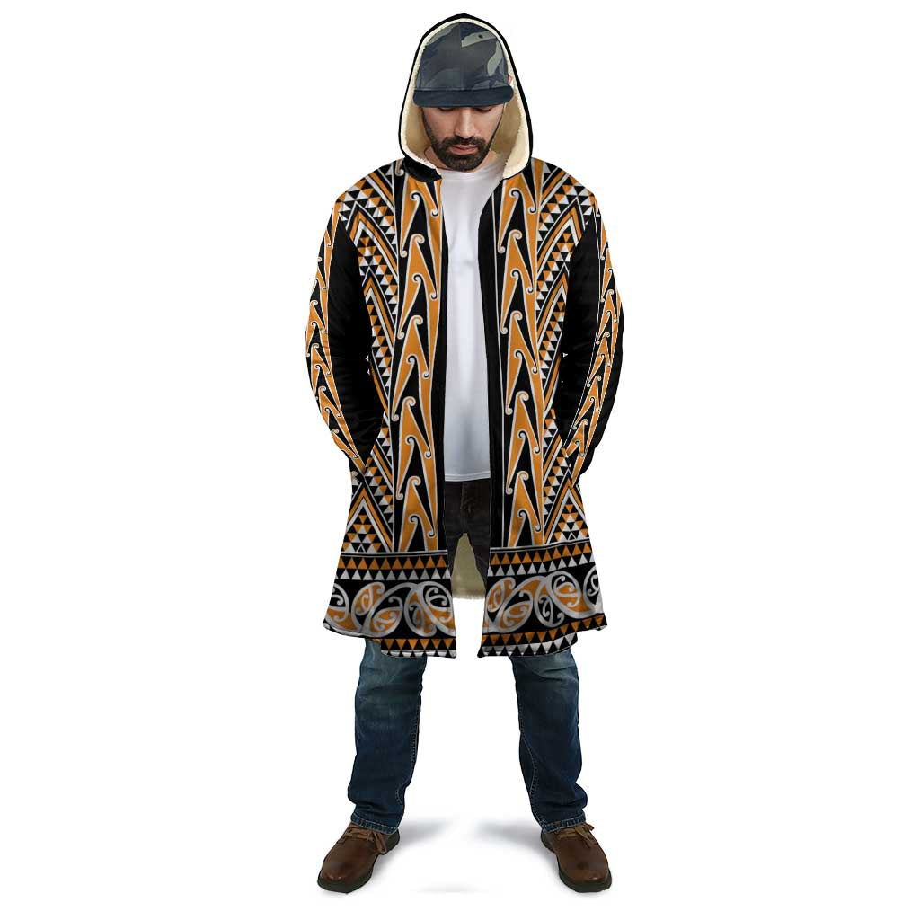 New Zealand Maori Niho Taniwha Cloak Karaka Mangopare and Puhoro Pattern LT9 - Polynesian Pride