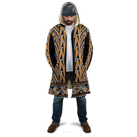 New Zealand Maori Niho Taniwha Cloak Karaka Mangopare and Puhoro Pattern LT9 - Polynesian Pride