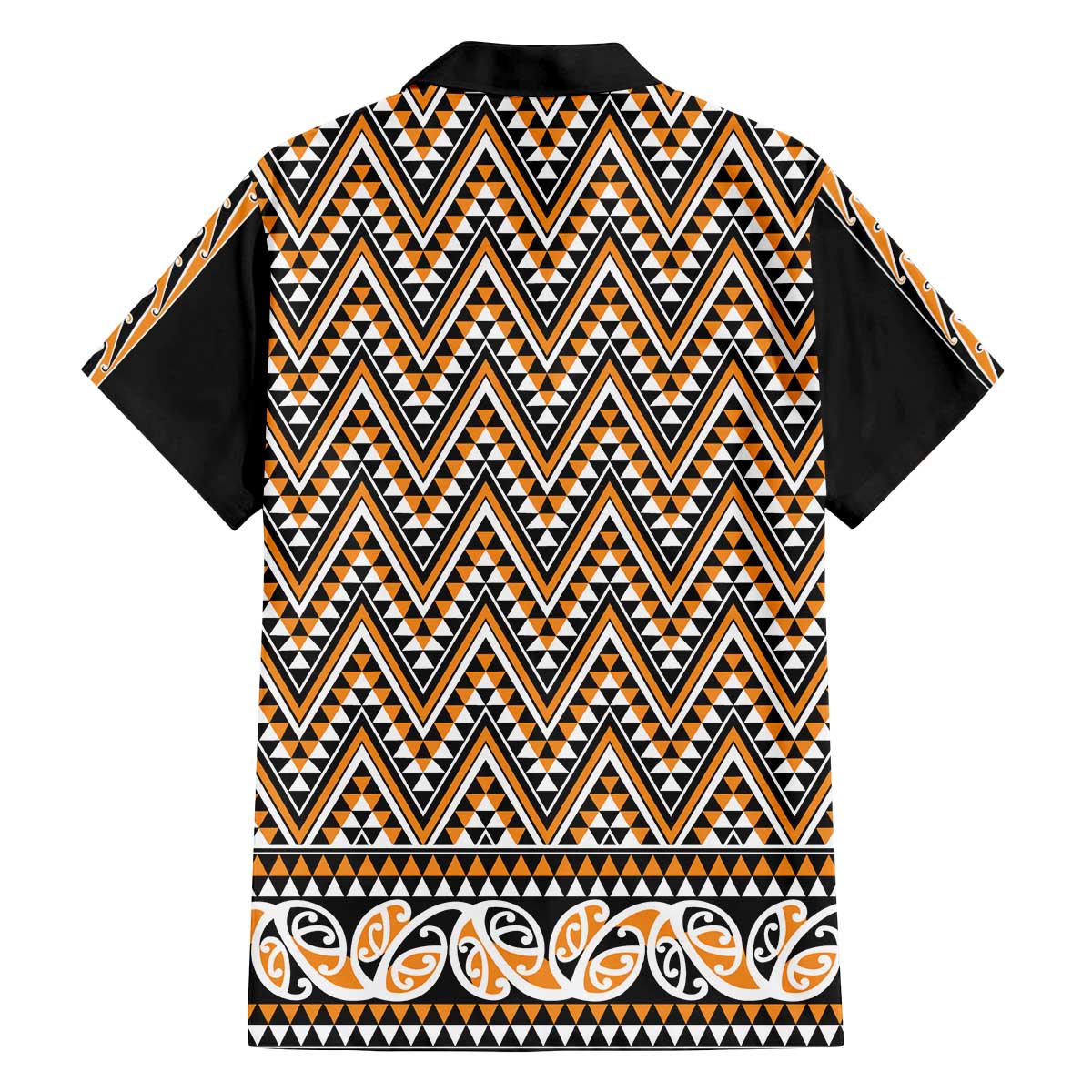 New Zealand Maori Niho Taniwha Family Matching Off The Shoulder Long Sleeve Dress and Hawaiian Shirt Karaka Mangopare and Puhoro Pattern LT9 - Polynesian Pride