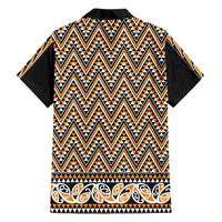 New Zealand Maori Niho Taniwha Family Matching Tank Maxi Dress and Hawaiian Shirt Karaka Mangopare and Puhoro Pattern LT9 - Polynesian Pride