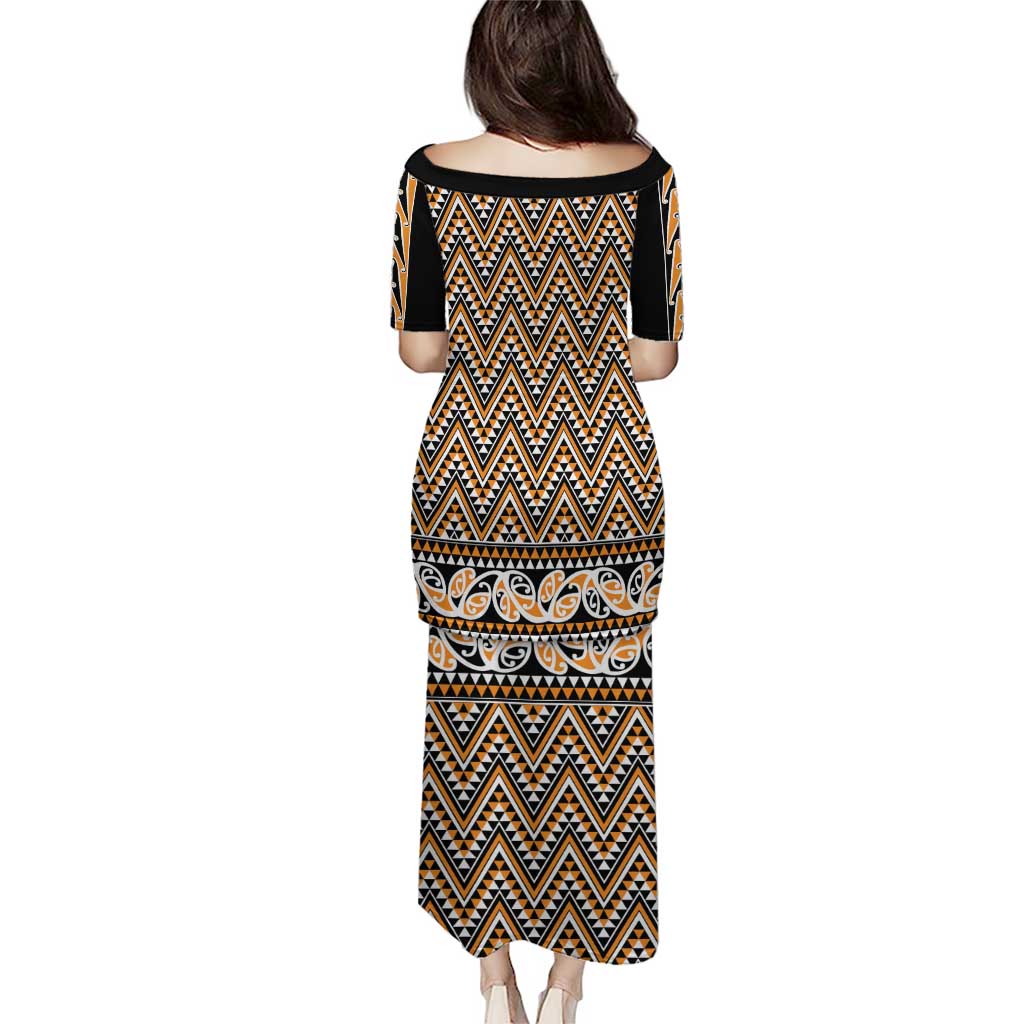 New Zealand Maori Niho Taniwha Puletasi Karaka Mangopare and Puhoro Pattern LT9 - Polynesian Pride