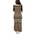 New Zealand Maori Niho Taniwha Puletasi Karaka Mangopare and Puhoro Pattern