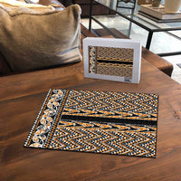 New Zealand Maori Niho Taniwha Puzzle Karaka Mangopare and Puhoro Pattern - Polynesian Pride