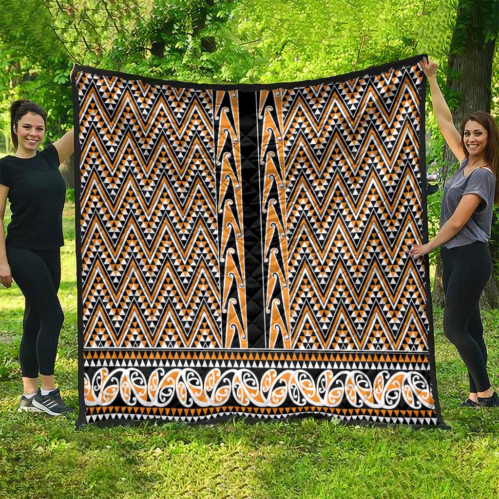 New Zealand Maori Niho Taniwha Quilt Karaka Mangopare and Puhoro Pattern LT9 - Polynesian Pride