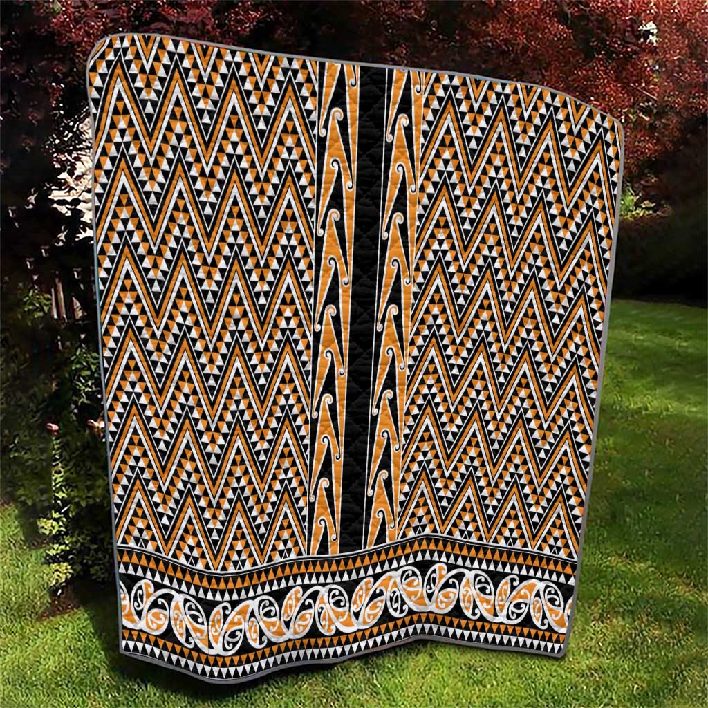 New Zealand Maori Niho Taniwha Quilt Karaka Mangopare and Puhoro Pattern LT9 - Polynesian Pride