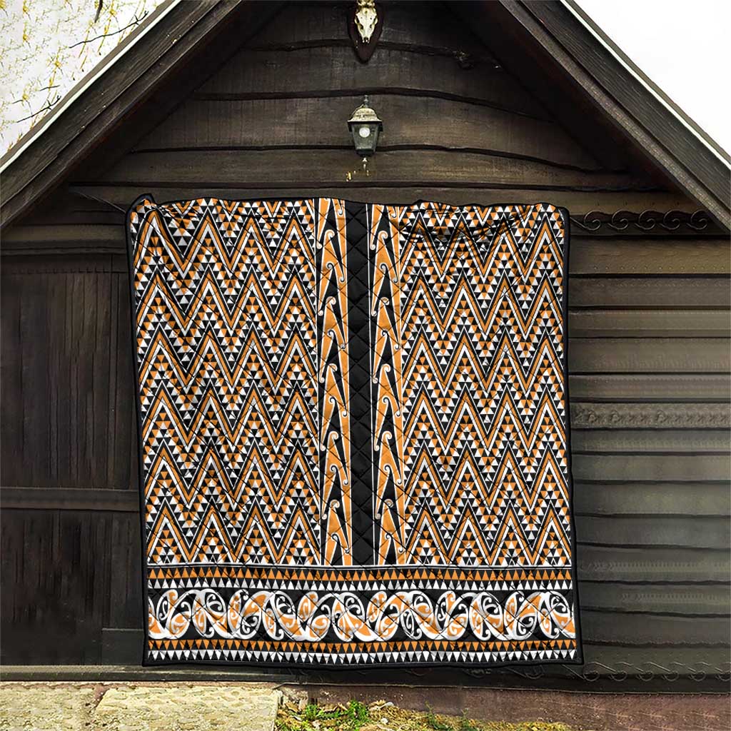 New Zealand Maori Niho Taniwha Quilt Karaka Mangopare and Puhoro Pattern LT9 - Polynesian Pride