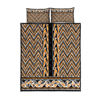 New Zealand Maori Niho Taniwha Quilt Bed Set Karaka Mangopare and Puhoro Pattern LT9 - Polynesian Pride