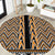 New Zealand Maori Niho Taniwha Round Carpet Karaka Mangopare and Puhoro Pattern