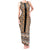 New Zealand Maori Niho Taniwha Tank Maxi Dress Karaka Mangopare and Puhoro Pattern